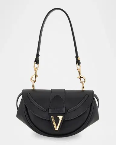 Versace Virtus Small Leather Shoulder Bag | Thumbnail 2
