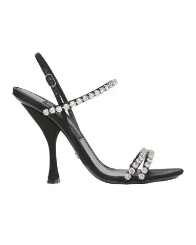 Dolce & Gabbana Formale Embellished Satin Sandals | Thumbnail 1