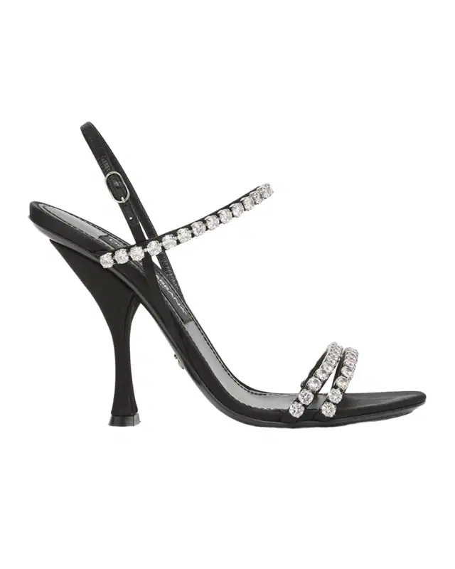 Formale Embellished Satin Sandals