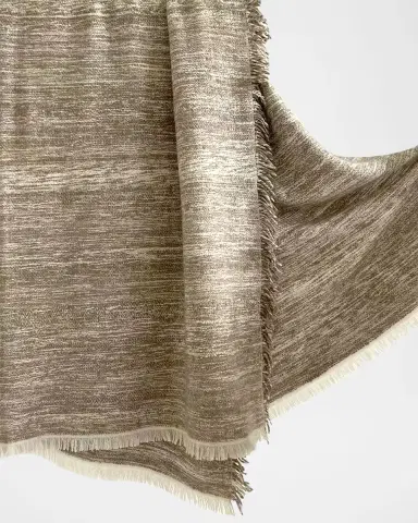 Sand River Tibetan Pulu Cashmere Throw | Thumbnail 2 Sand River Tibetan Pulu Cashmere Throw | Thumbnail 2