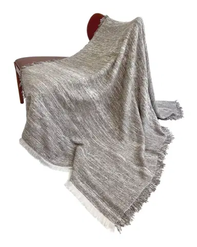 Sand River Tibetan Pulu Cashmere Throw | Thumbnail 1 Sand River Tibetan Pulu Cashmere Throw | Thumbnail 1