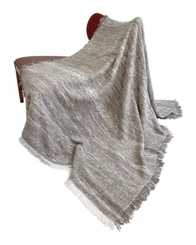 Sand River Tibetan Pulu Cashmere Throw