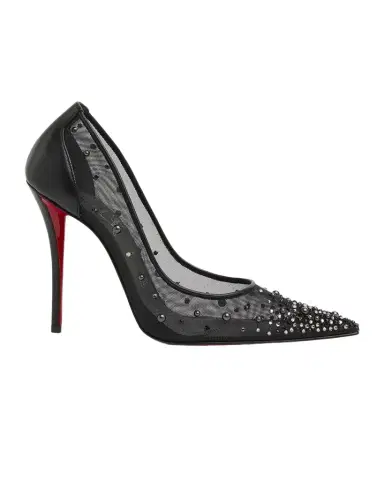 Christian Louboutin 100mm Miss Z Mesh Degrastrass Pumps | Thumbnail 1