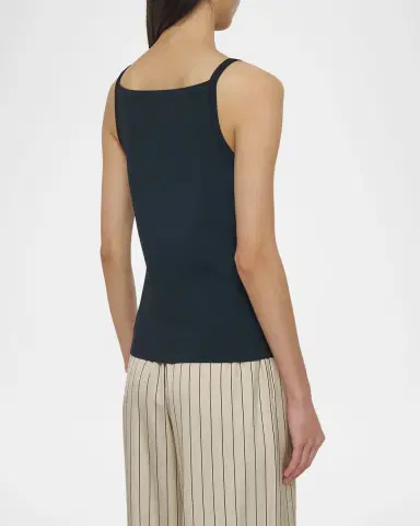 Joseph Square-Neck Viscose Knit Tank | Thumbnail 2