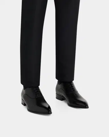 Christian Louboutin Men's Pelvis Leather Oxford Shoes | Thumbnail 2