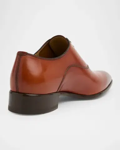 Christian Louboutin Men's Pelvis Leather Oxford Shoes | Thumbnail 4 Christian Louboutin Men's Pelvis Leather Oxford Shoes | Thumbnail 4