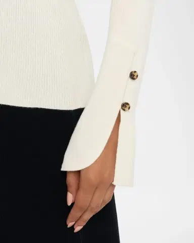 Proenza Schouler Belle Ribbed Silk Cashmere Turtleneck | Thumbnail 5