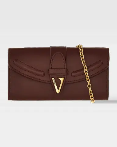 Versace Virtus Leather Wallet on Chain | Thumbnail 2 Versace Virtus Leather Wallet on Chain | Thumbnail 2