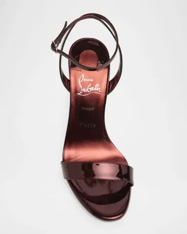 Christian Louboutin 100mm Miss Z Patent Leather Sandals | Thumbnail 4