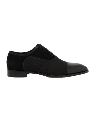 Christian Louboutin Men's Greggory Mixed Media Oxfords | Thumbnail 1 Christian Louboutin Men's Greggory Mixed Media Oxfords | Thumbnail 1