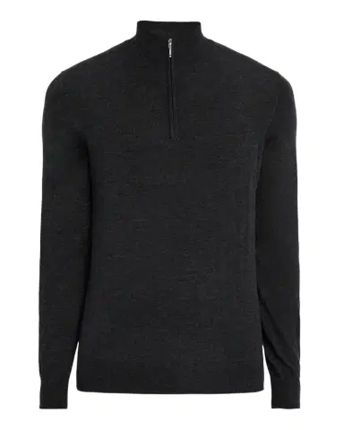 Neiman Marcus Men's Cashmere and Silk Quarter-Zip Sweater | Thumbnail 1