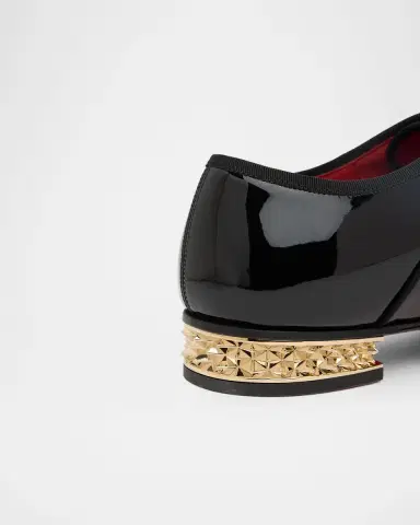 Christian Louboutin Men's Alphamale Rocks Patent Leather Everlasting Red-Sole Loafers | Thumbnail 5 Christian Louboutin Men's Alphamale Rocks Patent Leather Everlasting Red-Sole Loafers | Thumbnail 5
