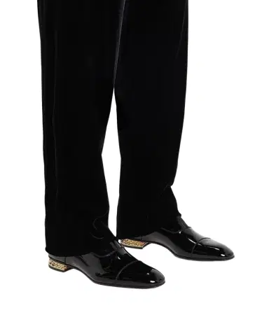 Christian Louboutin Men's Alphamale Rocks Patent Leather Everlasting Red-Sole Loafers | Thumbnail 1 Christian Louboutin Men's Alphamale Rocks Patent Leather Everlasting Red-Sole Loafers | Thumbnail 1