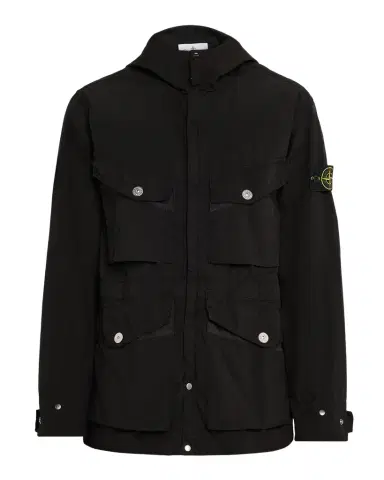 Stone Island Men's Lightweight Water Resistant Short Parka | Thumbnail 1 Stone Island Men's Lightweight Water Resistant Short Parka | Thumbnail 1