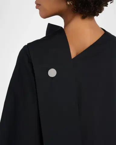 Brandon Maxwell The Quinn Poplin Scarf-Neck Top | Thumbnail 4 Brandon Maxwell The Quinn Poplin Scarf-Neck Top | Thumbnail 4