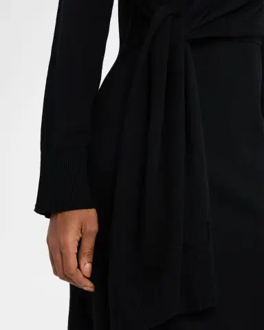 Simkhai Skyla Cashmere-Blend Wrap Dress | Thumbnail 4 Simkhai Skyla Cashmere-Blend Wrap Dress | Thumbnail 4
