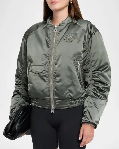 Canada Goose Jade Down Satin Bomber Jacket | Thumbnail 12