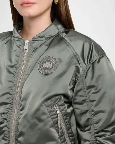 Canada Goose Jade Down Satin Bomber Jacket | Thumbnail 13