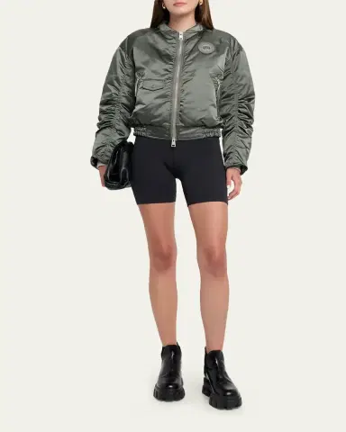 Canada Goose Jade Down Satin Bomber Jacket | Thumbnail 5