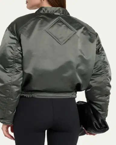 Canada Goose Jade Down Satin Bomber Jacket | Thumbnail 6