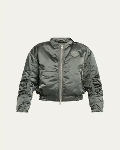 Canada Goose Jade Down Satin Bomber Jacket | Thumbnail 9