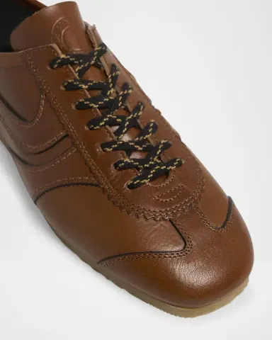 Dries Van Noten Dustin Calf Leather Retro Sneakers | Thumbnail 2