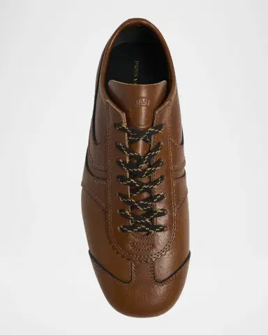 Dries Van Noten Dustin Calf Leather Retro Sneakers | Thumbnail 3
