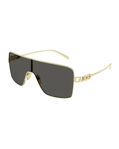 Gucci Block Bending 99mm Metal Shield Sunglasses | Thumbnail 1
