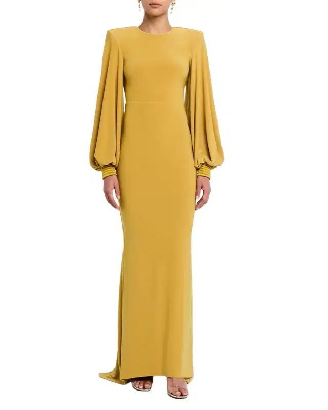 The Tower Jersey Trumpet Gown