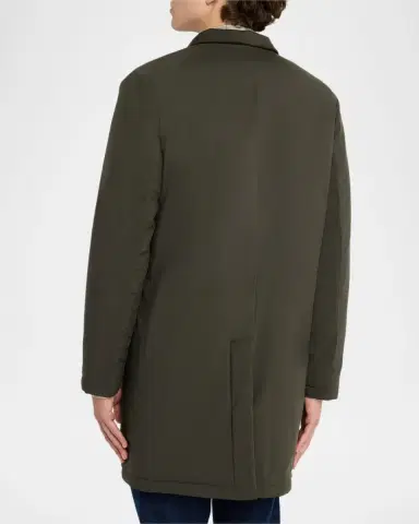 Sartorio Men's Concealed-Zip Raincoat | Thumbnail 2 Sartorio Men's Concealed-Zip Raincoat | Thumbnail 2