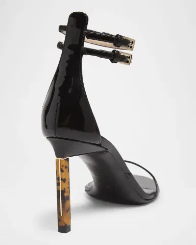 Tom Ford Patent Leather Double Ankle Strap Sandals | Thumbnail 4 Tom Ford Patent Leather Double Ankle Strap Sandals | Thumbnail 4