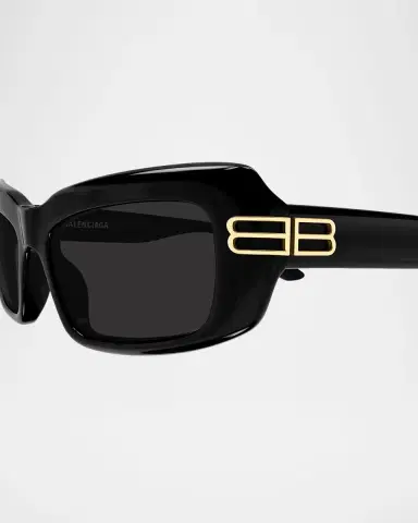 Balenciaga BB 53mm Acetate Rectangular Sunglasses | Thumbnail 2 Balenciaga BB 53mm Acetate Rectangular Sunglasses | Thumbnail 2
