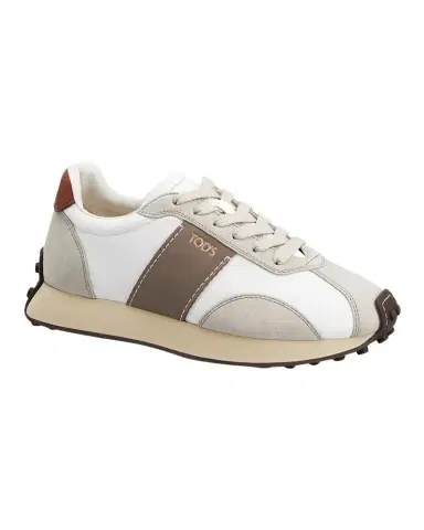 Tod's Sportivo Mixed Leather Trainer Sneakers | Thumbnail 1 Tod's Sportivo Mixed Leather Trainer Sneakers | Thumbnail 1