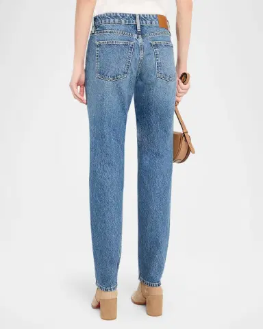 Ralph Lauren Collection Ocean Blue Denim Straight-Leg Ankle Jeans | Thumbnail 3 Ralph Lauren Collection Ocean Blue Denim Straight-Leg Ankle Jeans | Thumbnail 3