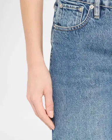 Ralph Lauren Collection Ocean Blue Denim Straight-Leg Ankle Jeans | Thumbnail 6 Ralph Lauren Collection Ocean Blue Denim Straight-Leg Ankle Jeans | Thumbnail 6