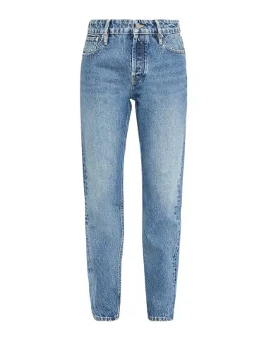 Ralph Lauren Collection Ocean Blue Denim Straight-Leg Ankle Jeans | Thumbnail 1 Ralph Lauren Collection Ocean Blue Denim Straight-Leg Ankle Jeans | Thumbnail 1