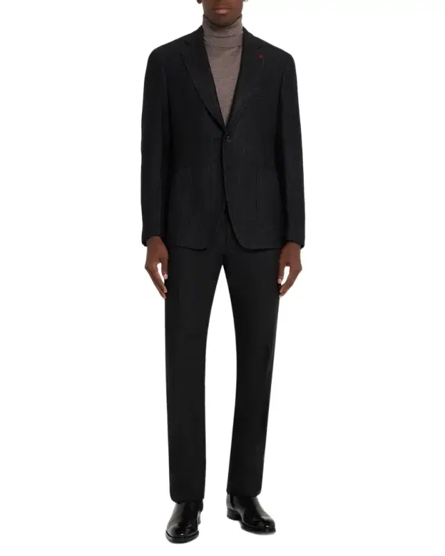 Men 's Woven Textured Blazer