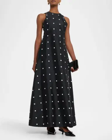 LOVEBIRDS Bennet Floral Sequined Sleeveless Maxi Dress | Thumbnail 4 LOVEBIRDS Bennet Floral Sequined Sleeveless Maxi Dress | Thumbnail 4
