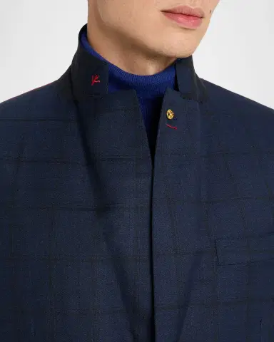 Isaia Men's Wool Windowpane Plaid Two-Piece Suit | Thumbnail 7 Isaia Men's Wool Windowpane Plaid Two-Piece Suit | Thumbnail 7