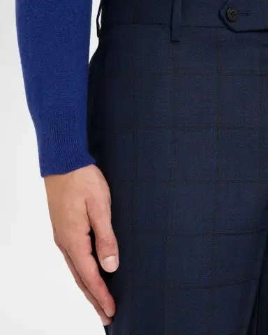 Isaia Men's Wool Windowpane Plaid Two-Piece Suit | Thumbnail 9 Isaia Men's Wool Windowpane Plaid Two-Piece Suit | Thumbnail 9