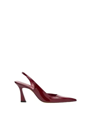 Stuart Weitzman Vinnie D'Orsay Patent Leather Slingback Pumps | Thumbnail 1 Stuart Weitzman Vinnie D'Orsay Patent Leather Slingback Pumps | Thumbnail 1