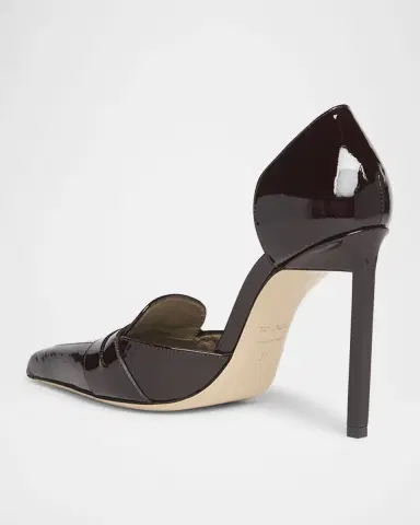 Tom Ford Eva Patent Leather Loafer d 'Orsay Pumps | Thumbnail 3 Tom Ford Eva Patent Leather Loafer d 'Orsay Pumps | Thumbnail 3