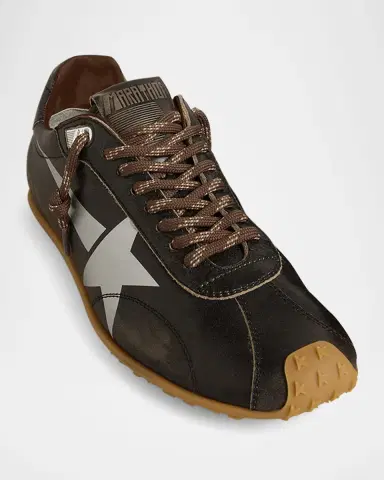 Golden Goose Men's Marathon M70 Leather Sneakers | Thumbnail 3 Golden Goose Men's Marathon M70 Leather Sneakers | Thumbnail 3