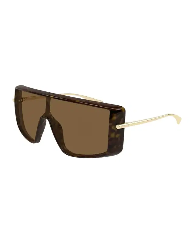 McQueen T-Bar 50mm Shield Acetate Sunglasses