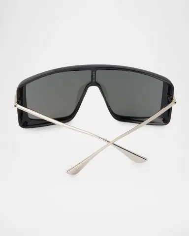 Alexander McQueen 99mm T-Bar Visor Sunglasses | Thumbnail 3
