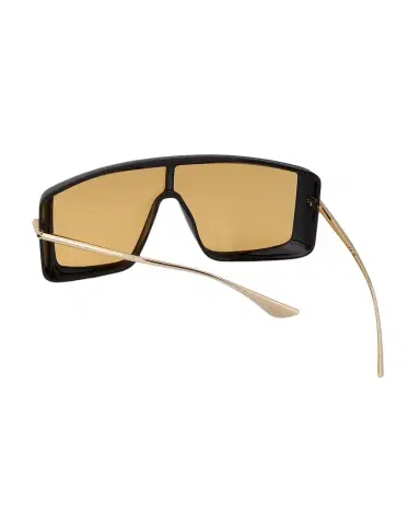 Alexander McQueen T-Bar 99mm Acetate & Metal Visor Sunglasses | Thumbnail 1 Alexander McQueen T-Bar 99mm Acetate & Metal Visor Sunglasses | Thumbnail 1
