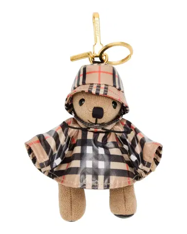 Burberry Thomas Check Raincoat Bear Bag Charm | Thumbnail 3 Burberry Thomas Check Raincoat Bear Bag Charm | Thumbnail 3