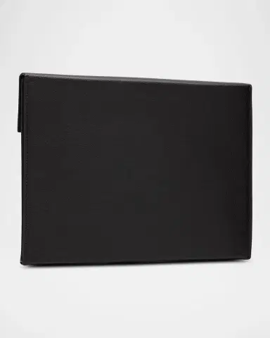 TOM FORD Men 's Full-Grain Leather Portfolio Pouch | Thumbnail 3