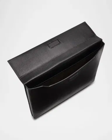 TOM FORD Men 's Full-Grain Leather Portfolio Pouch | Thumbnail 4