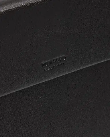 TOM FORD Men 's Full-Grain Leather Portfolio Pouch | Thumbnail 6